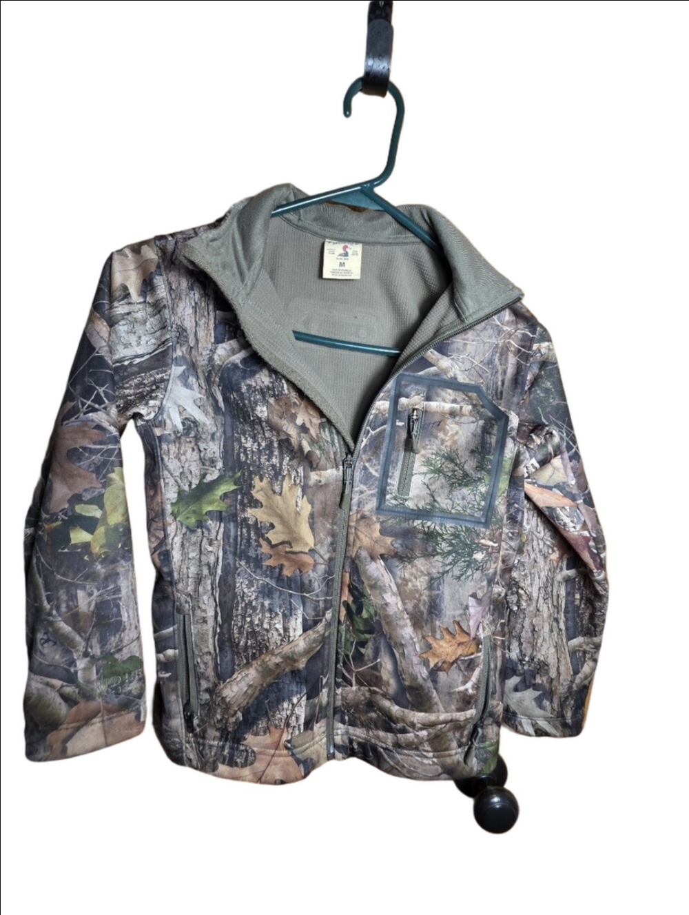 RedHead Kids Realtree-Style Camo Jacket - Brown/Green Hunting Fishing Y2K